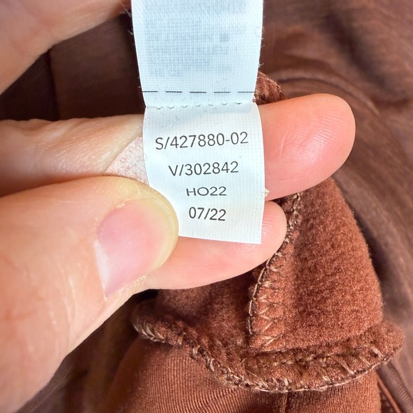 NWT Athleta Womens 3X Altitude Polartec Half Zip Sweatshirt Brown Plus Relaxed B - Picture 14 of 14